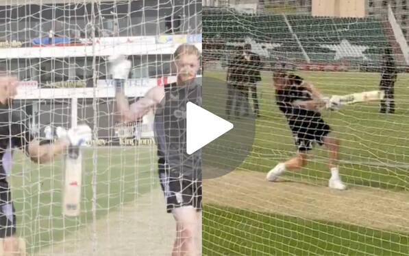 Stokes And Brendon McCullum Engage In An Intense Six-Hitting Competition Ahead Of 3rd Test vs PAK - Watch